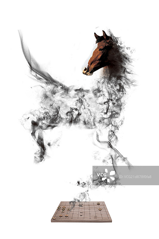 马与棋盘图片素材
