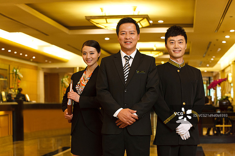 酒店服务人员图片素材