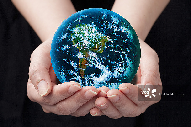 环保,捧着,地球图片素材