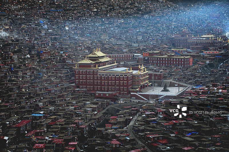 喇荣五明佛学院图片素材