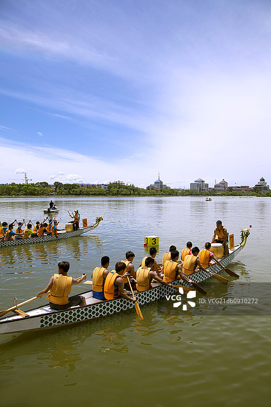 端午节龙舟划船比赛图片素材