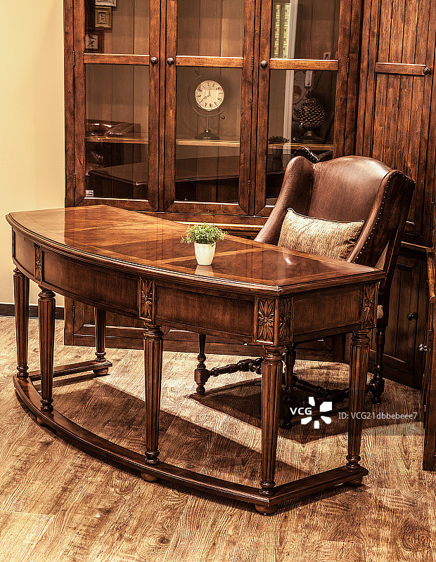 书房一角图片素材