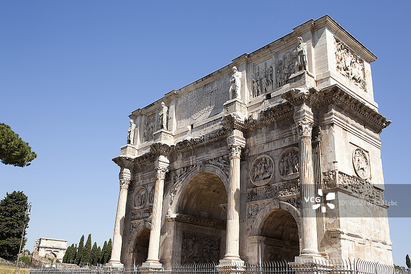 罗马君士坦丁凯旋门图片素材