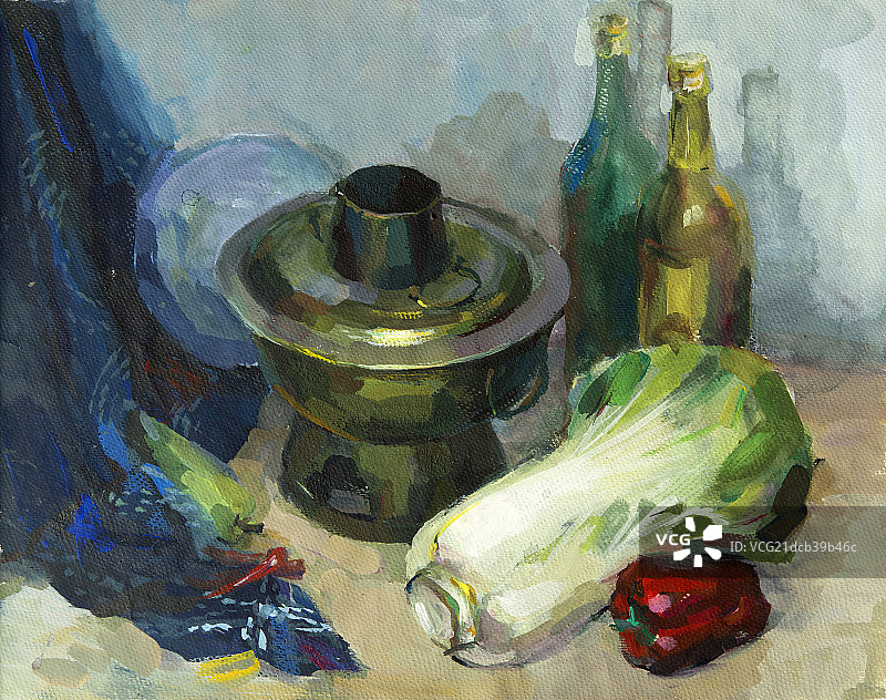 静物绘画图片素材