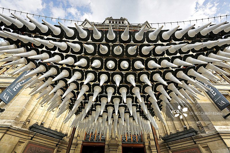 伦敦维多利亚和阿尔伯特博物馆图片素材