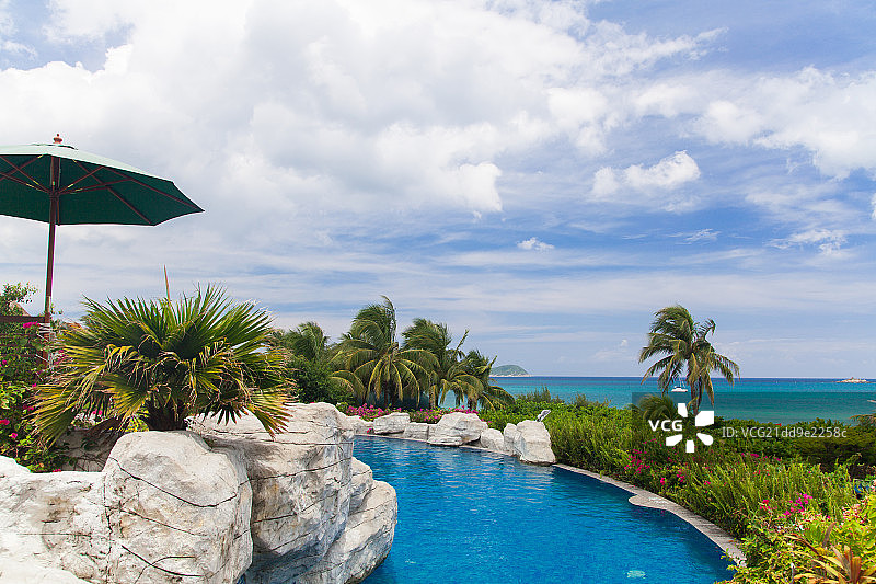 酒店游泳池图片素材