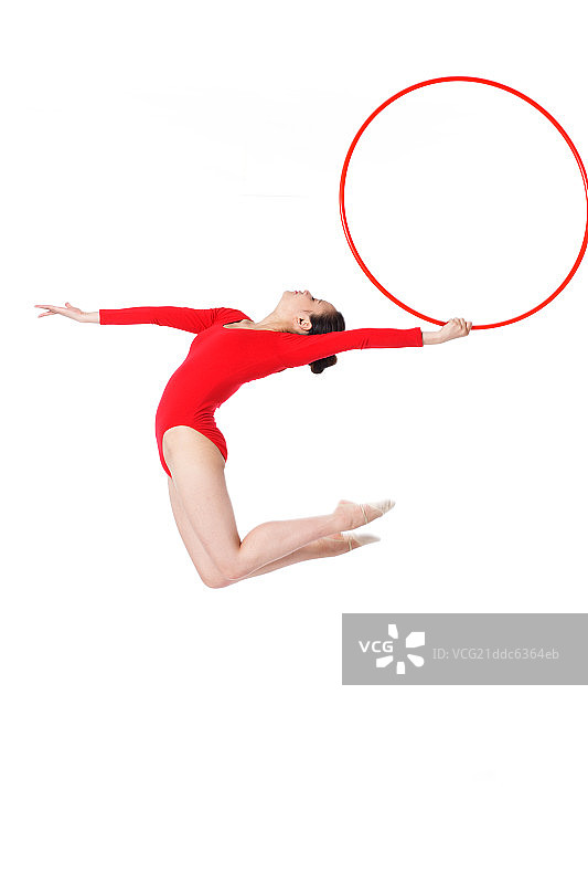 体操女运动员图片素材