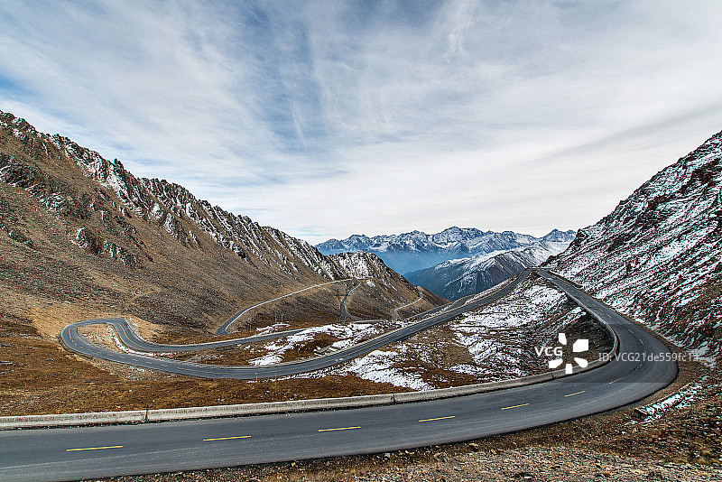 盘山公路图片素材