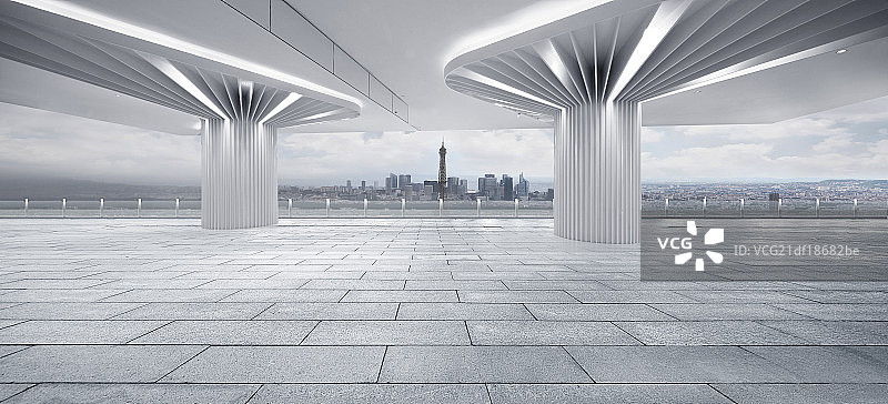 城市停车场图片素材