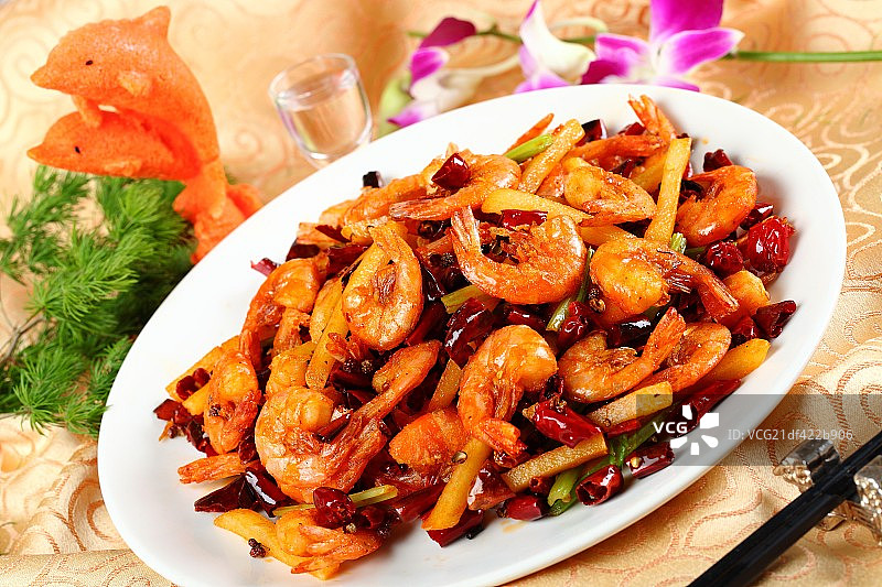 香辣虾图片素材