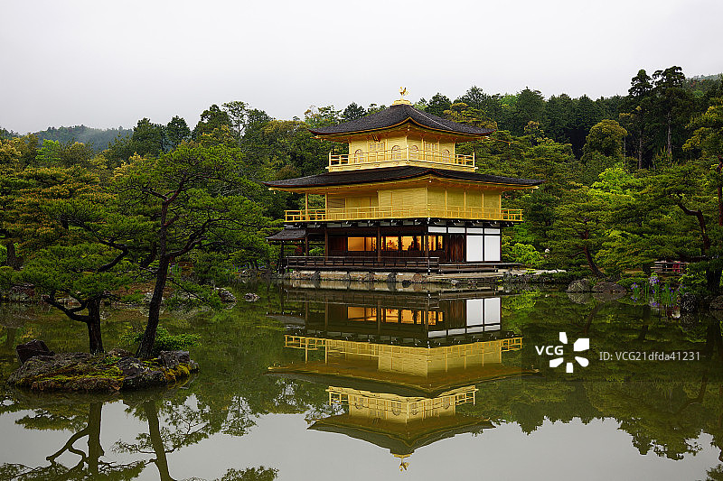 日本金阁寺图片素材
