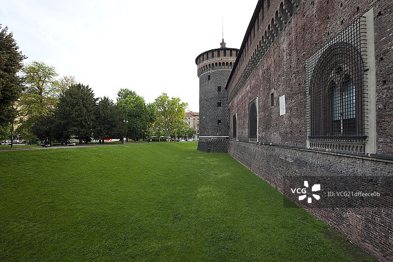 意大利米兰斯福尔扎城堡图片素材