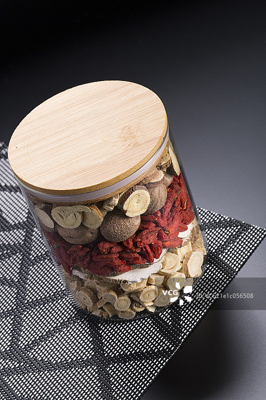 药材罐子图片素材