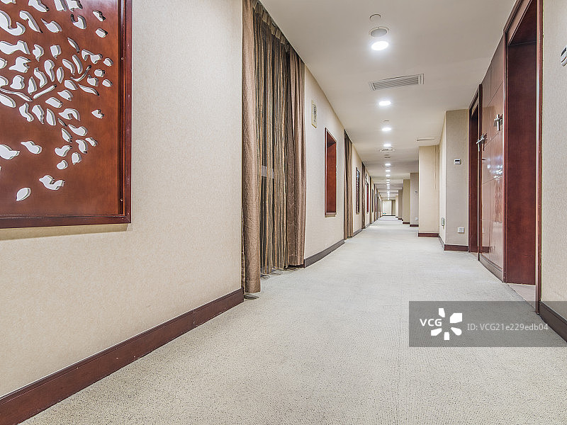 现代酒店走廊图片素材