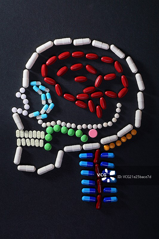 药丸静物造型图片素材