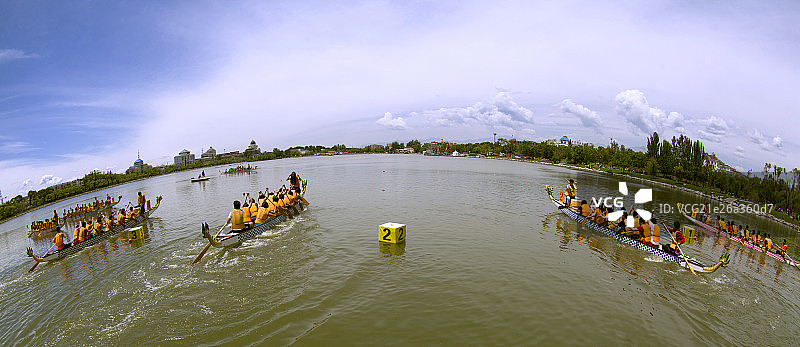 端午节龙舟划船比赛图片素材