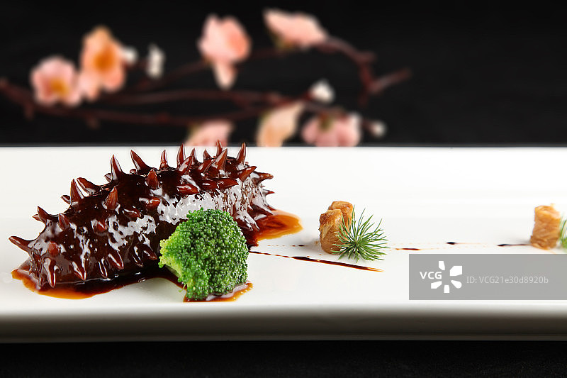 葱烧海参图片素材