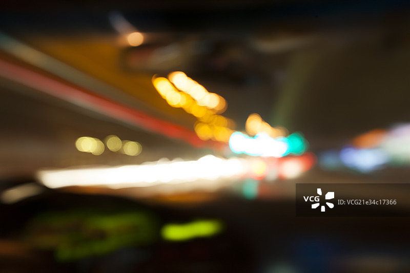 夜景光轨图片素材