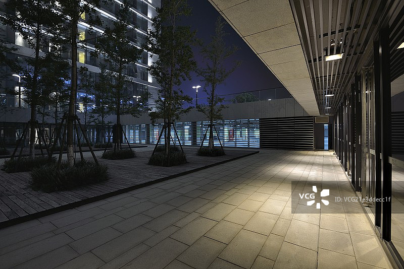 科技园区夜景图片素材