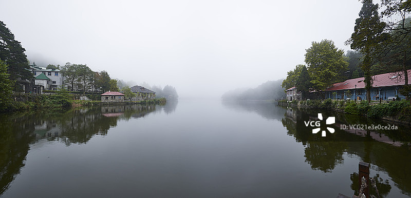 庐山如琴湖图片素材