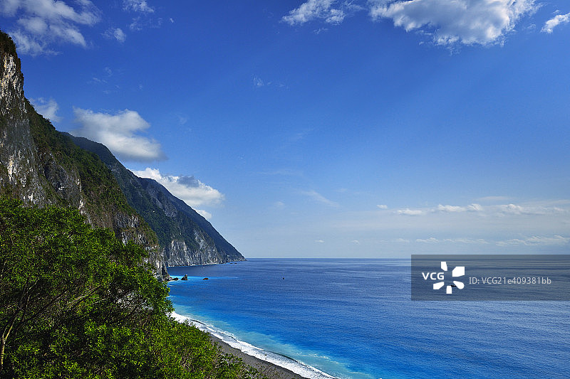 清水断崖，台湾花莲图片素材