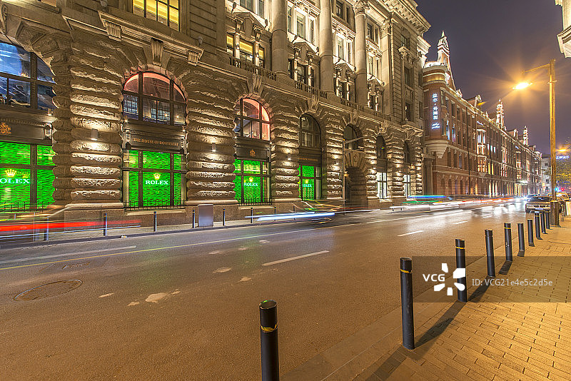 上海外滩源建筑公路图片素材