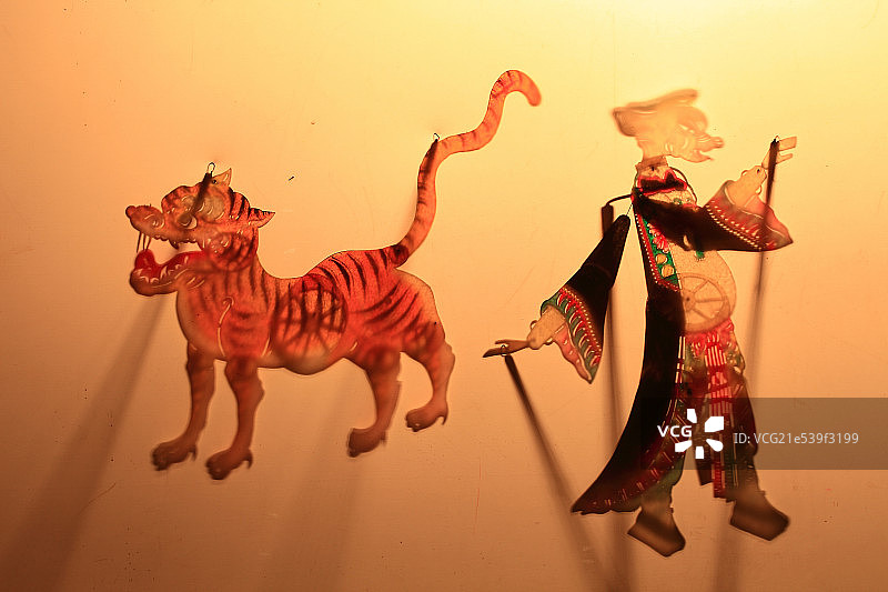 中国传统皮影戏图片素材