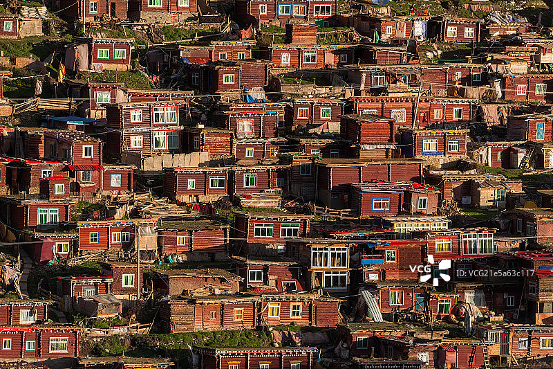 色达佛学院图片素材