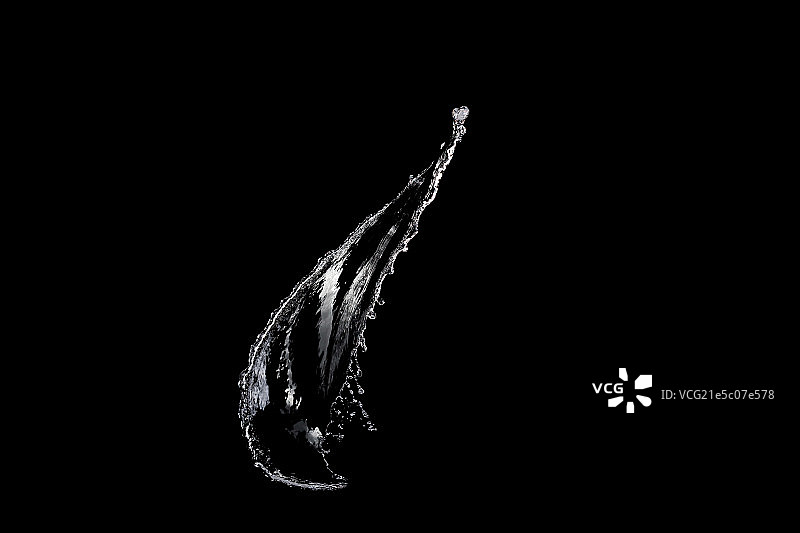 泼洒的水图片素材