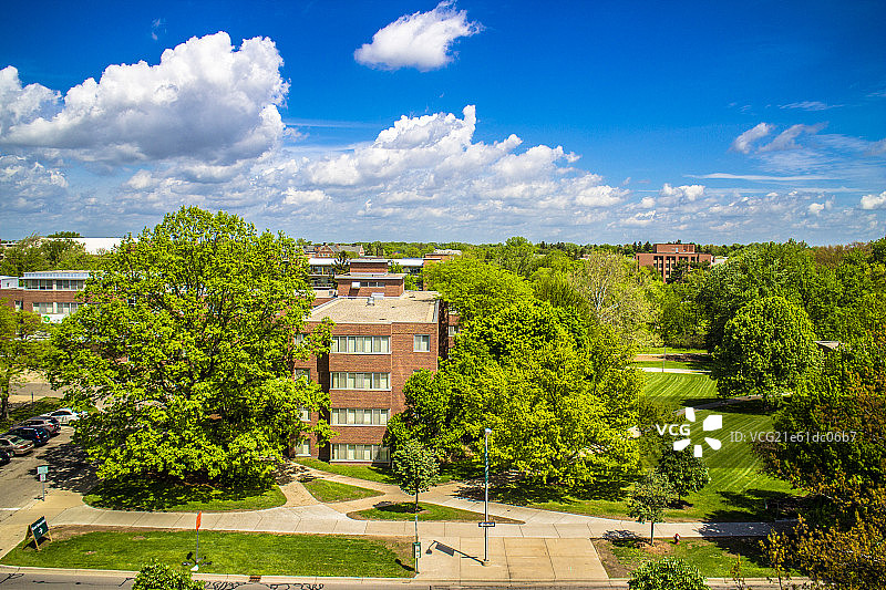美国密歇根州立大学风光图片素材