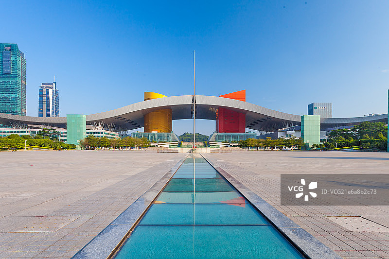 深圳市市民中心广场图片素材