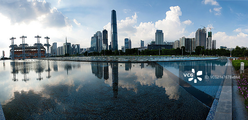 广州海心沙亚运公园日景图片素材