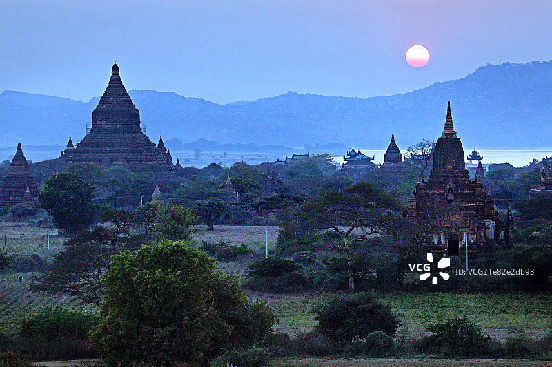 缅甸蒲干风光图片素材