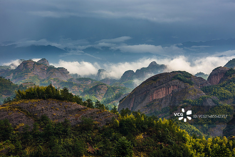 铜钹山风光图片素材