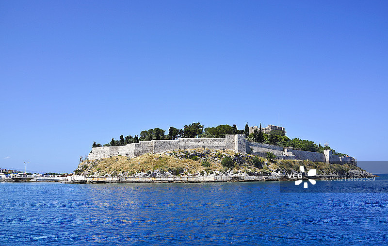 古希腊罗马时期的城堡遗址――伊弗索古城图片素材