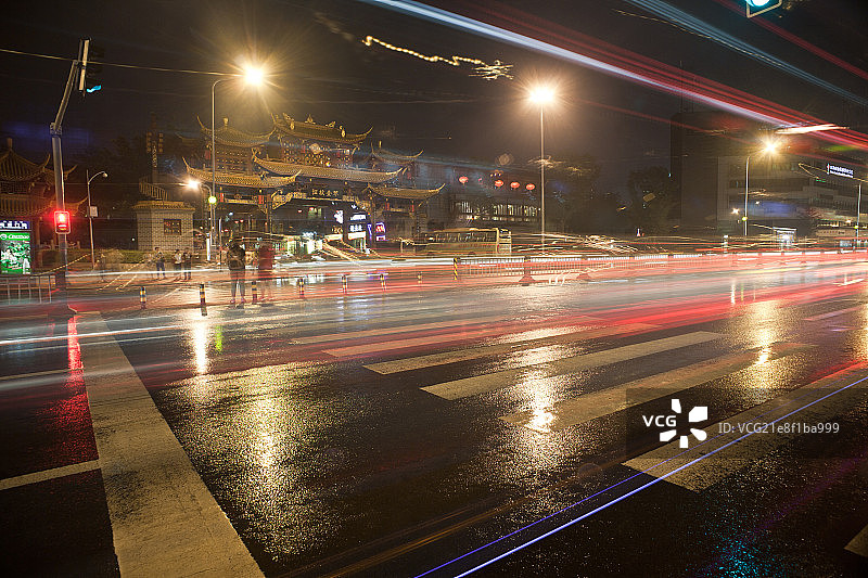 成都市琴台路牌坊图片素材