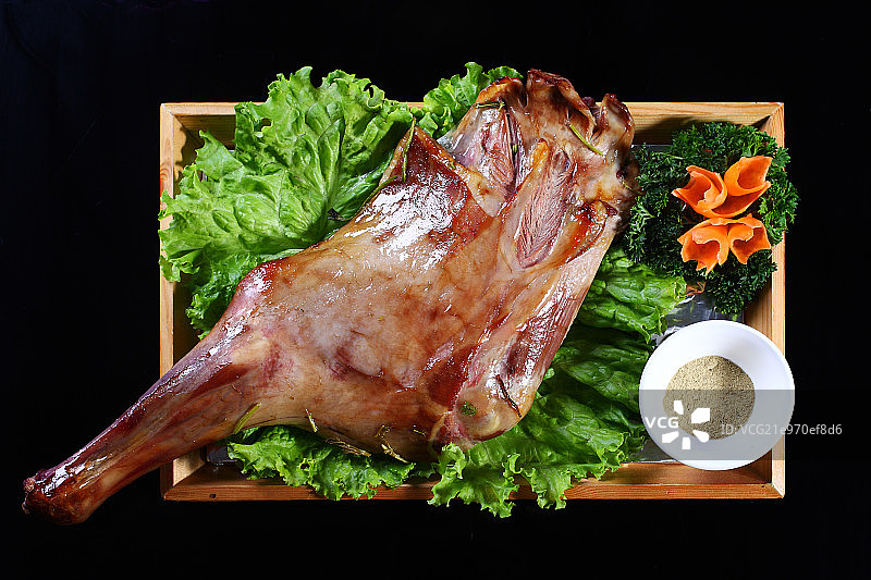 烤羊腿图片素材