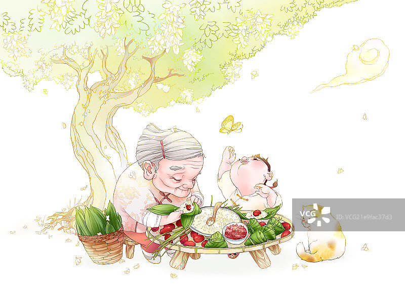 包粽子图片素材