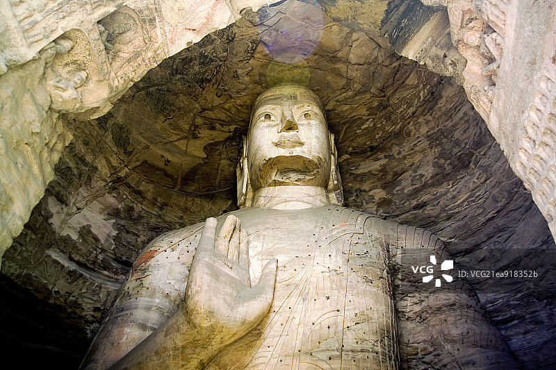 山西云岗石窟图片素材