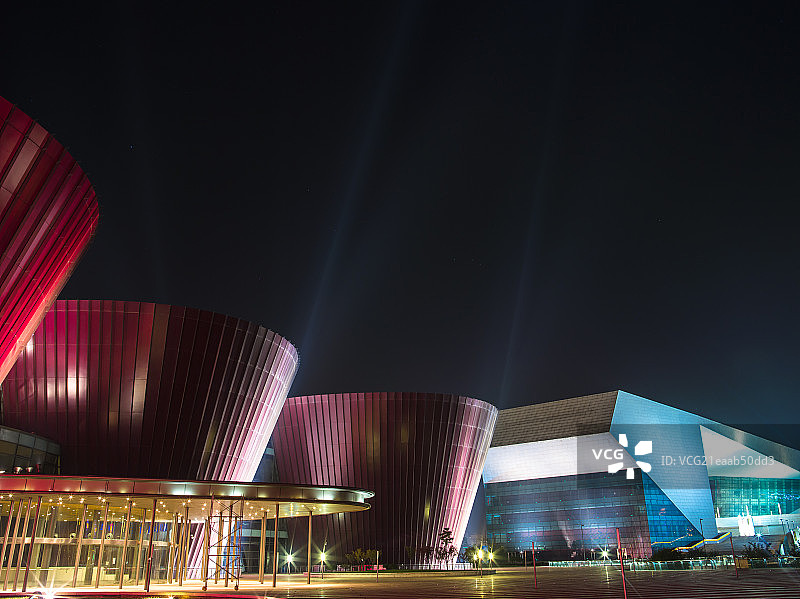 山西省太原市博物馆建筑群图片素材