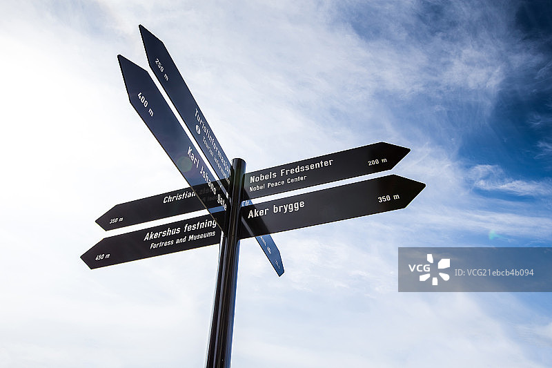 诺贝尔路标-paige图片素材