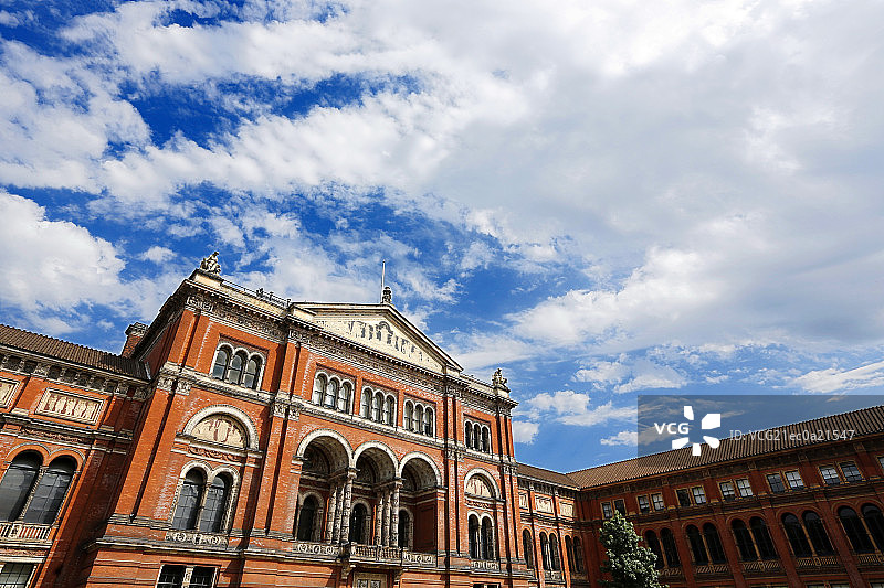 伦敦维多利亚和阿尔伯特博物馆图片素材