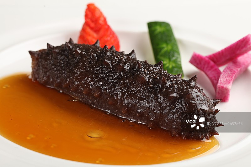 鲍汁扣辽参图片素材