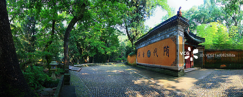 浙江省天台山国清寺图片素材