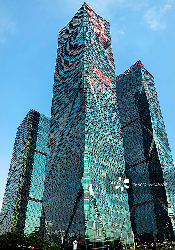 深圳卓越世纪中心夜景图片素材