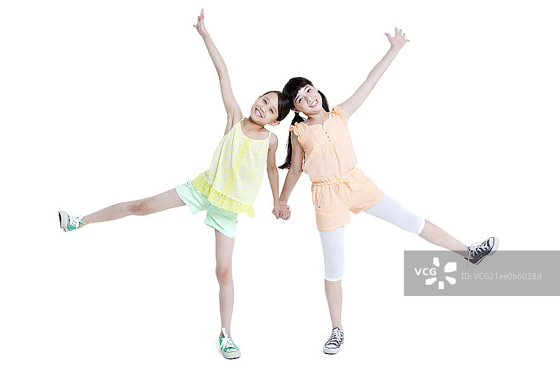 快乐的小闺密图片素材