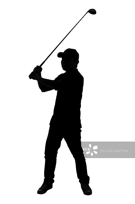 剪影,高尔夫,图片素材