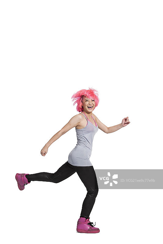 棚拍年轻人跳街舞图片素材