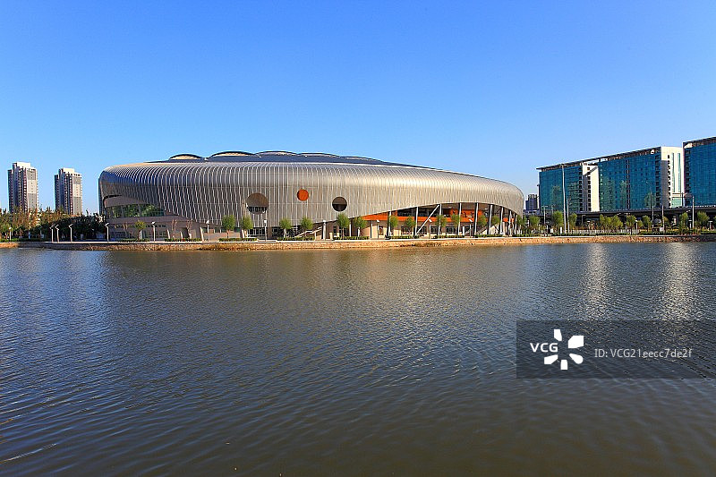 天津奥林匹克中心游泳馆图片素材
