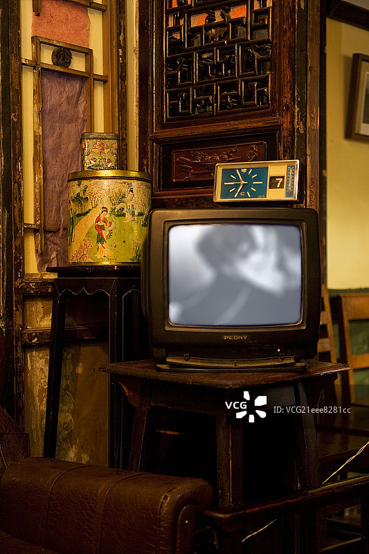 复古的咖啡馆室内图片素材